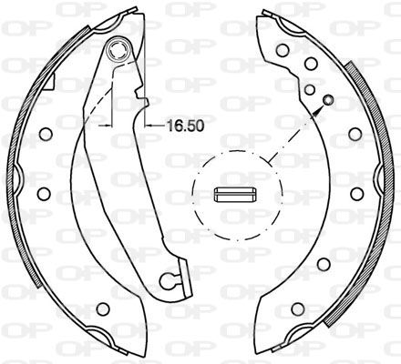 OPEN PARTS Jarrukenkäsarja BSA2110.00